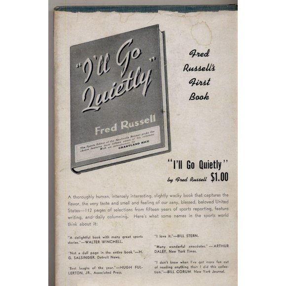 Vintage I'LL TRY ANYTHING TWICE, Fred Russell, Spo - Picture 2 of 5